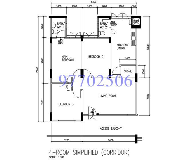 Blk 145 Simei Street 2 (Tampines), HDB 4 Rooms #154103632